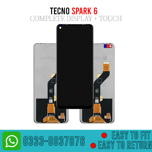 Tecno Spark 6 LCD Panel