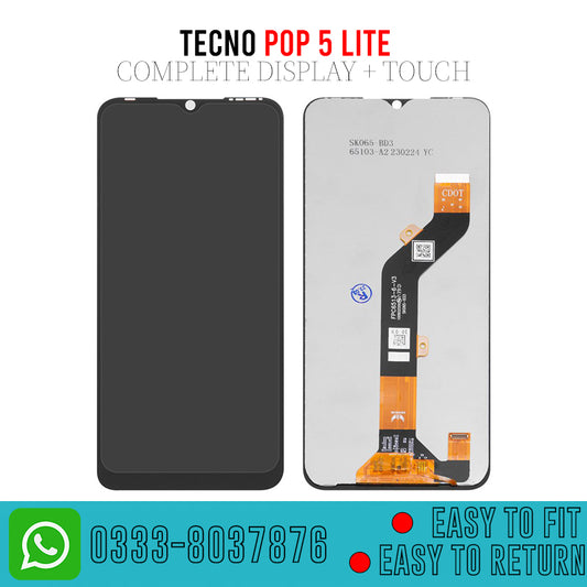 Tecno Pop 5 Lite LCD Panel