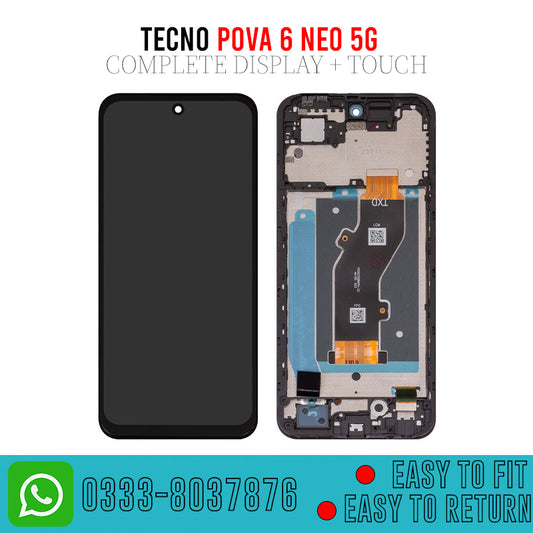 Tecno POVA 6 Neo 5G LCD Panel